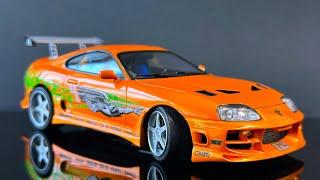 Full build Fast & Furious Bomex Supra  - Car Model 124 Tamiya