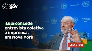  Lula concede entrevista coletiva à imprensa em Nova York