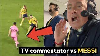 TV commentator reaction to Messis masterclass performance