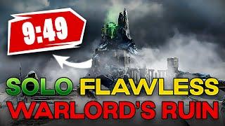 Solo Flawless Warlords Ruin in less than 10 minutes 949