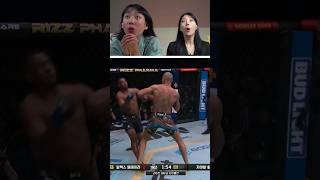 Korean Girls React To ALEX PEREIRA INSANE MOMENTS UFC 300  #ufc300 #ufc #ossc
