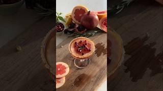 Zingy Grapefruit & Pomegranate Mocktail #mocktail #dryjanuary #pomegranate #mocktailrecipes #asmr