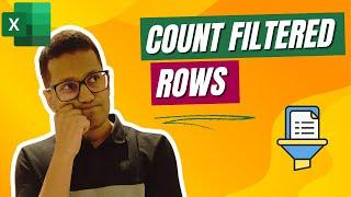 Count Filtered Rows With this Easy Formula