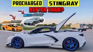 Is a PROCHARGED Stingray BETTER than a C8 Z06 or E-ray?