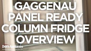 Gaggenau Built In Ready Column Refrigerator Overview Model #