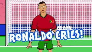 RONALDO CRIES CR7 misses a penalty against Slovenia Euro 2024 Goals Highlights