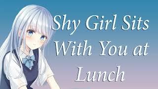 ASMR Shy girl shares her lunch with you F4A