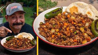 How to Make PICADILLO con PAPAS Mexican Ground Beef Recipe made Texas Style