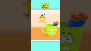 Learn Alphabets With Finger Family Song  #shorts #fingerfamily #kidssong