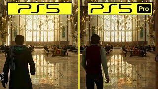 PS5 vs PS5 Pro Early Graphics Comparison- Hogwarts Legacy  Spider-Man 2The Last of Us 2 Remastered