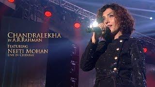 Chandralekha Konjam Nilavu by A.R. Rahman feat. Neeti Mohan LIVE in Chennai