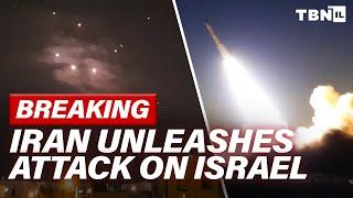 BREAKING Iran Launches MAJOR ATTACK On Israel 300 Missiles Drones Intercepted  TBN Israel