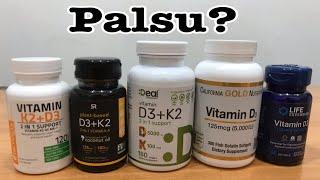 Part2 marak nya vitamin d3 + K2 Palsu kw tetap waspada #indonesiapastibisa