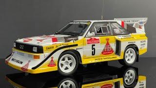 Full build Audi Sport Quattro S1 Monte Carlo Rally 1986 - Car Model 124 BeeMax