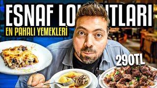 ESNAF LOKANTALARININ EN PAHALI YEMEKLERİNİ YEDİM 