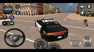 Direksiyonlu Amerikan Polis Arabası Sürme Oyunu  Android Gameplay  American Police Car Driving