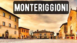 Monteriggioni Italy  - Virtual Walking Tour City - 2022 - 4K60FPS ASMR