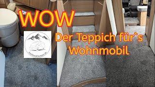 Das Ausstatten vom Wohnmobil geht weiter ein Teppichboden von Feelgoodcamper           #Vlog724