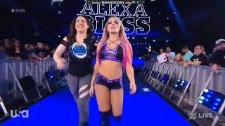 Alexa Bliss With Nikki Cross entrance RAW june 24 2019