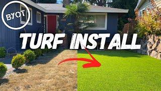 HOW TO INSTALL SYNTHETIC GRASS  DIY Artificial Grass