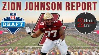 MOUNT ZION  Zion Johnson OG Boston College NFL Draft Report