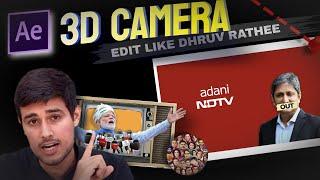 Edit Like Dhruv Rathee  Flying Photos  3D Camera  No Plugin