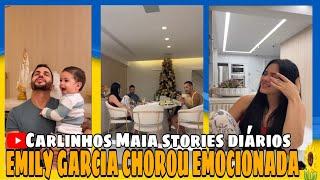 CARLINHOS MAIA FOI NA CASA DE EMILY GARCIA E ELA CHOROU EMOCIONADA 