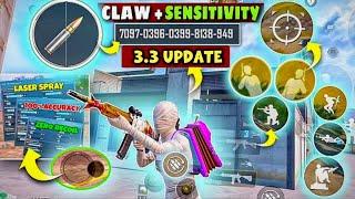 PUBG MOBILE BEST 4 FINGERS CONTROL CLAW  FASTER CONTROL CLAW SETTINGS