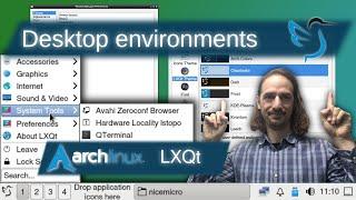 LXQt Desktop Environments on Arch Linux Ep. 10