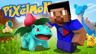 BUILDING MY PIXELMON TEAM Minecraft Pokemon Mod