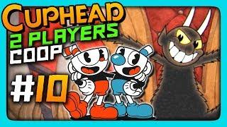 Cuphead 2 PLAYERS CO-OP Прохождение #10  ДЬЯВОЛ ОГРЕБАЕТ