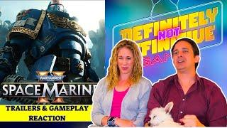 Warhammer 40k Space Marine 2 Reaction  Trailers & Gameplay