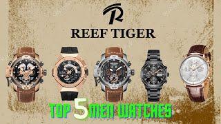 REEF TIGER - TOP 5 REEF TIGER Watch 2021  watch for men  best men watches