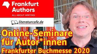 Online-Seminare für Autor*innen zur Frankfurter Buchmesse 2020