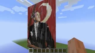 Minecraft- Atatürk Portresi