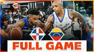 Dominican Republic v Venezuela  Basketball Full Game - #FIBAWC 2023 Qualifiers