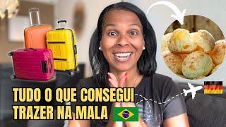 DO BRASIL PARA A ALEMANHA + TUDO O QUE CONSEGUI TRAZER NA MALA