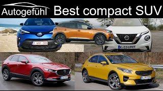 Mazda CX-30 vs Kia XCeed vs Toyota C-HR vs Nissan Juke vs Peugeot 2008 SUV comparison