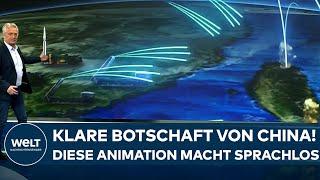 ANGRIFF AUF TAIWAN GEPROBT Die klare Botschaft von China Diese Animation macht sprachlos