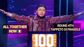 EKI - ROUND 4TH ALL TOGETHER NOW ITALIA FULL PERFORMANCE SUBTITLE INDONESIA TAPPETO DI FRAGOLE