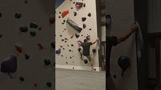 The toe hook beta nobody was doing for this V6 at The Spot Golden #bouldering