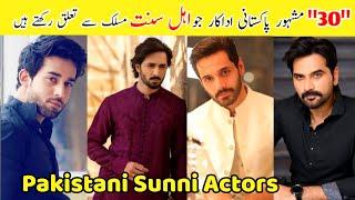 Top 30 Famous Pakistani Male Actors who are Sunni Muslims  New List of Sunni Actors