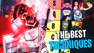 The BEST Techniques Tier List..  SORCERY