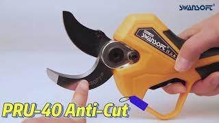 PRU-40 electric pruner anti-cut function video