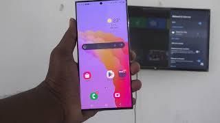 How to do screen mirroring in Samsung Galaxy S23 Ultra 5G