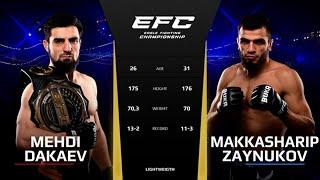 MAIN EVENT  Eagle FC 43 Mehdi Dakaev vs Makkahsarip Zaynukov