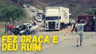 Foi ultrapassar E deu Errado caminhao trucks caminhoes ao extremo.