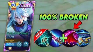 THIS ARLOTT NEW SUSTAIN + DAMAGE BUILD IS TOO PERFECT FOR SPELL VAMP & TRUE DAMAGE - Mobile legends