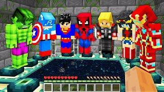 Minecraft But Heroes Beat The Game For You...