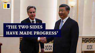 ‘China will not challenge or replace the US’ Xi tells Blinken at crucial meeting
